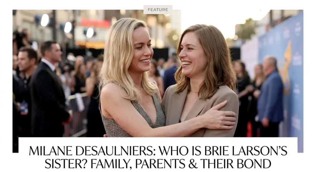 Milaine Desaulniers: Who Is Brie Larson’s Sister? Family, Parents & Their Bond Milaine Desaulniers Who Is Brie Larson’s Sister Family, Parents & Their Bond